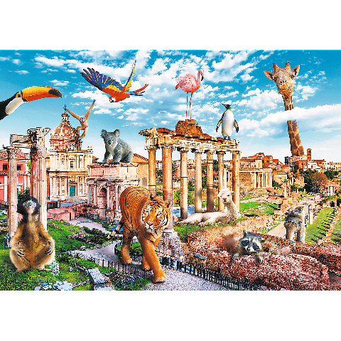 Funny Cities, Wild Rome - 1000 Brikker