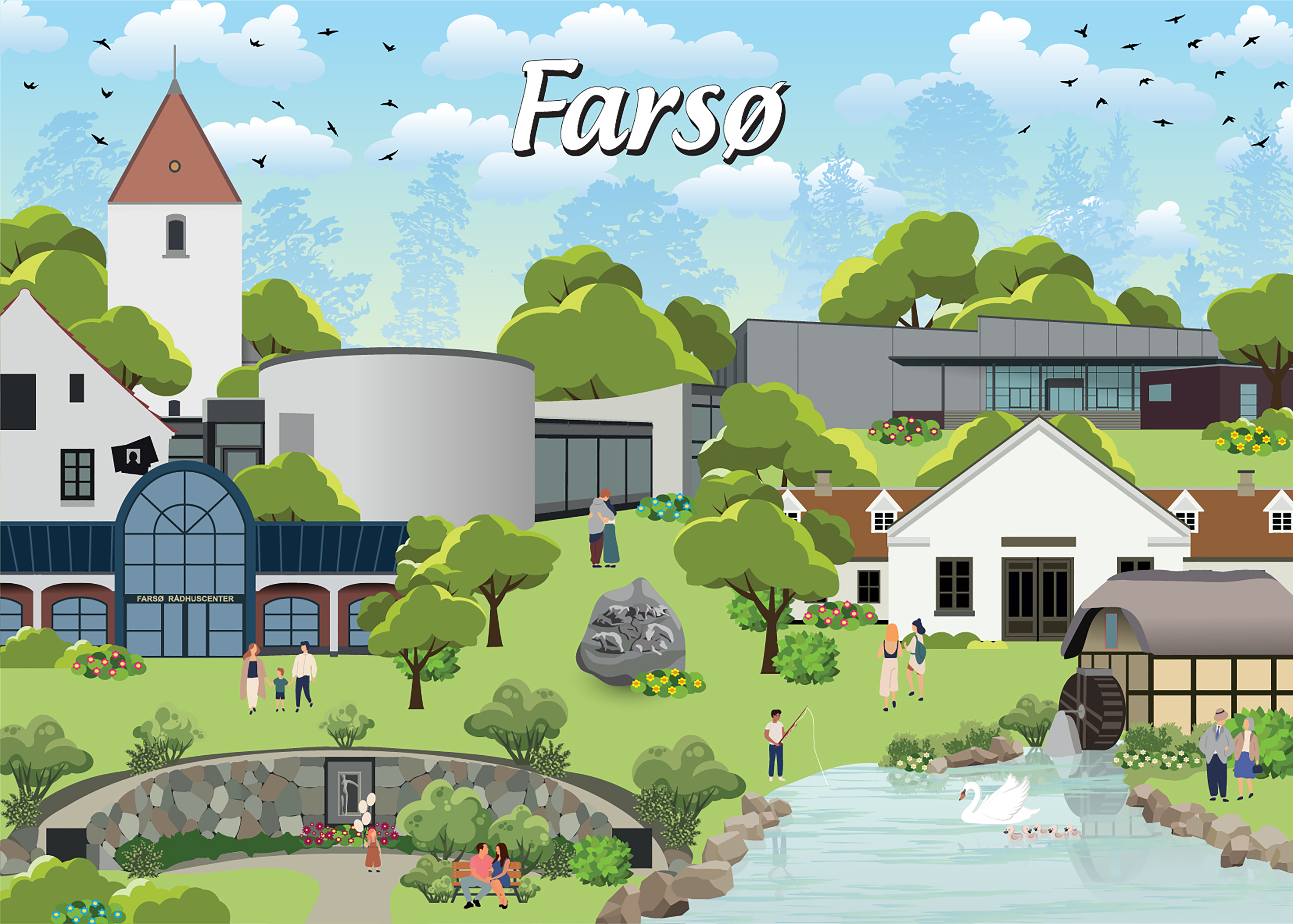 Danske byer: Farsø, 1000 brikker