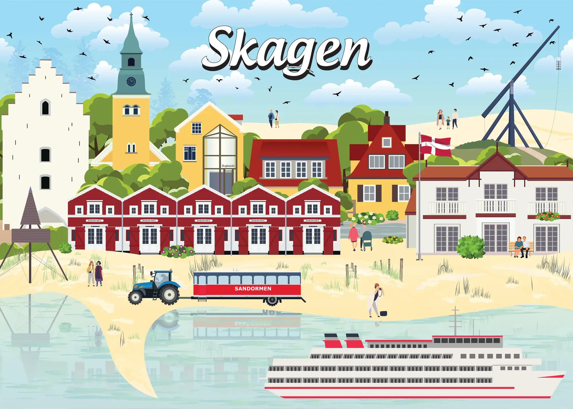 Danske byer: Skagen, 1000 brikker
