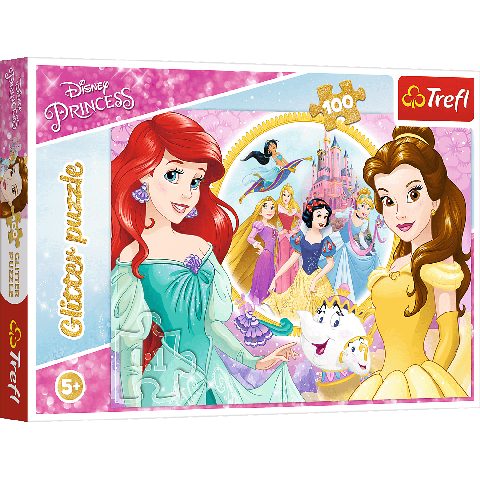 Disney Prinsesser Bell og Ariel - 100 brikker