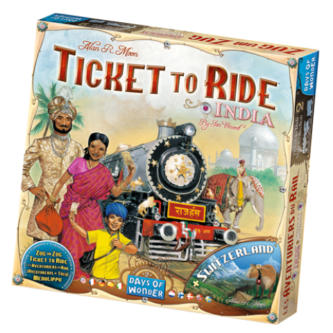 Ticket to Ride: India og Switzerland - Map Collection #2