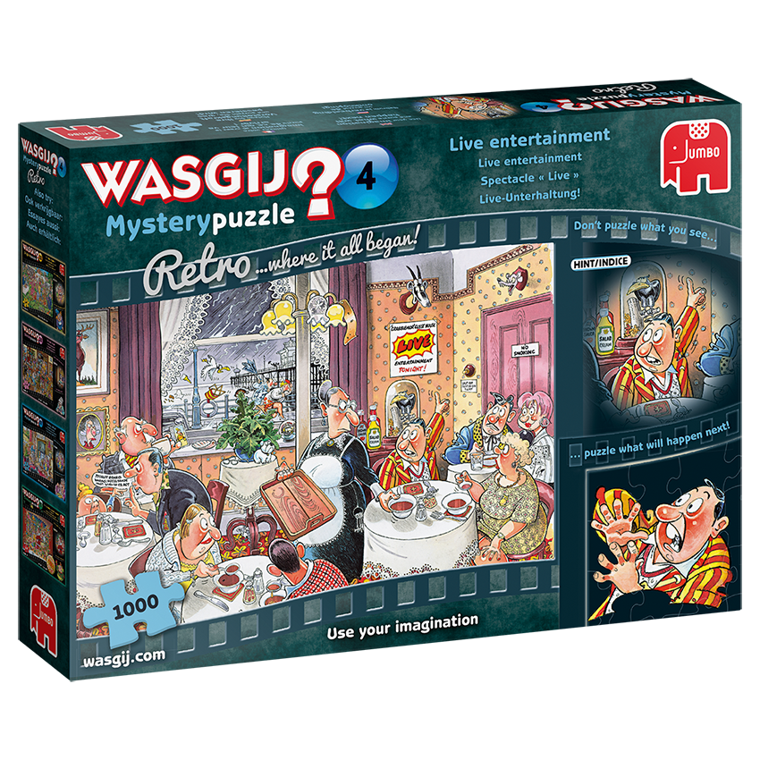 Mystery 4: Retro - Live underholdning (1000 brikker)